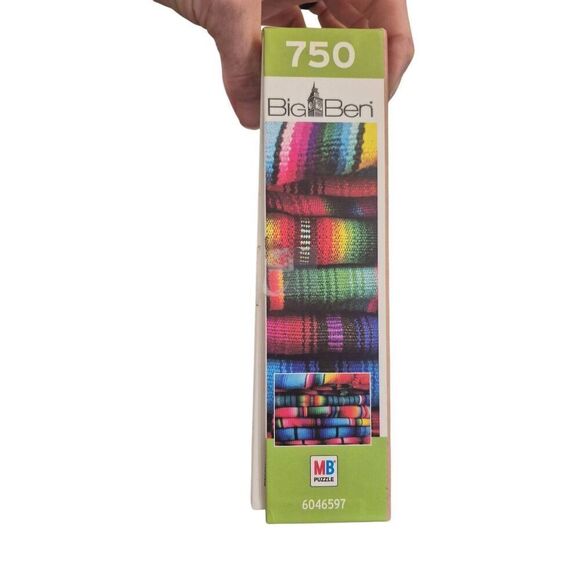 Big Ben Mayan Style Milton Bradley 750 pc Jigsaw Puzzle - Picture 4 of 5